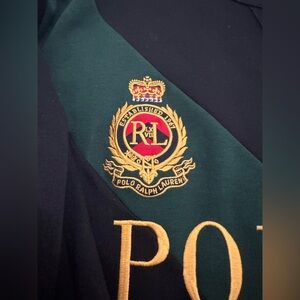 Ralph Lauren Black Polo with Blue Label